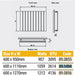 Eastbrook Deddington Single Horizontal Designer Radiator