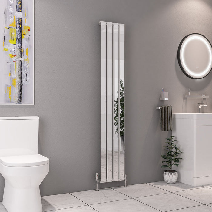 Eastbrook Deddington Vertical Designer Radiator - Chrome