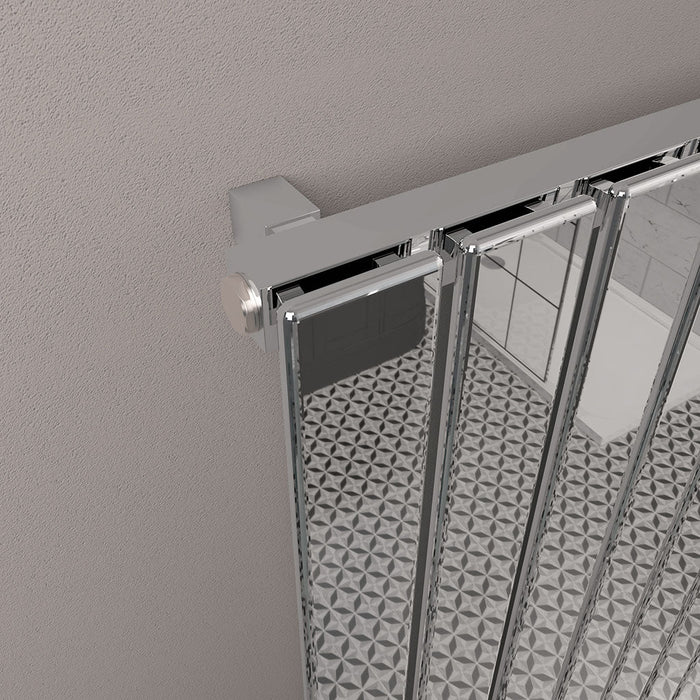 Eastbrook Deddington Vertical Designer Radiator - Chrome