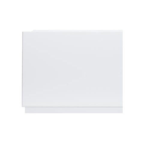 Eastbrook Diamante Bath End Panel - 800mm Wide - White