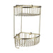 Eastbrook Double Corner Shower Basket - Brushed Brass
