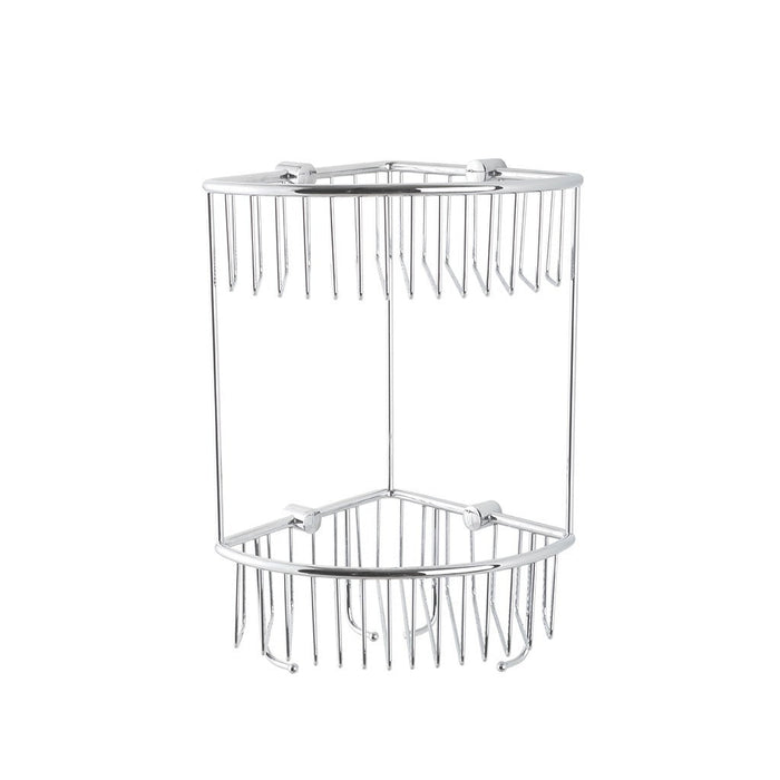 Eastbrook Double Corner Shower Basket - Chrome - Shower