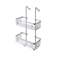 Eastbrook Double Hanging Shower Basket - Chrome - Shower