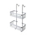 Eastbrook Double Hanging Shower Basket - Chrome - Shower
