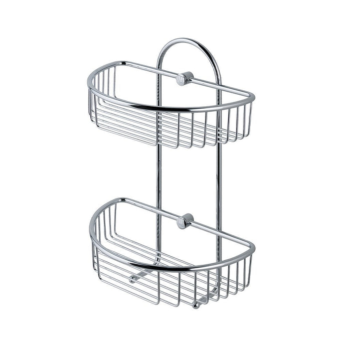 Eastbrook Double Shower Basket - Chrome - Shower Baskets