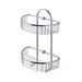 Eastbrook Double Shower Basket - Chrome - Shower Baskets