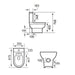 Eastbrook Dura Close Coupled Toilet With Cistern And Seat