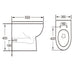 Eastbrook Dura Eco Vortex Back To Wall Toilet With Soft