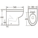Eastbrook Dura Eco Vortex Comfort Height Back To Wall