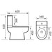 Eastbrook Dura High Level Close Coupled Toilet With Cistern