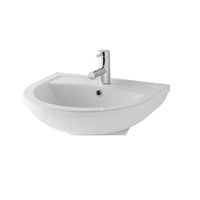 Eastbrook Dura Wall Hung Basin - White - 450mm / 1 - Wall