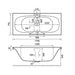 Eastbrook Echelon Double Ended Bath With Overflow Bath