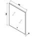 Eastbrook Esk Illuminated Mirror - Illuminated Mirrors