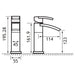 Eastbrook Estorick Mono Basin Mixer Tap With Click Waste