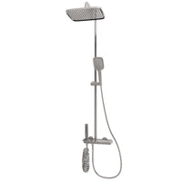 Eastbrook Exposed Thermostatic Shelf Shower Set - Chrome