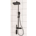 Eastbrook Exposed Thermostatic Shelf Shower Set - Matt
