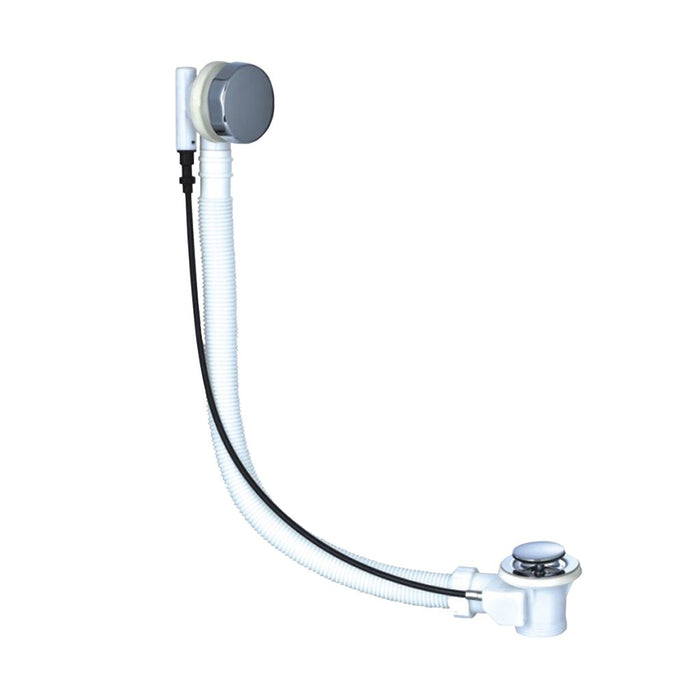 Eastbrook Extended Bath Pop-Up Waste And Overflow - Chrome