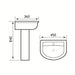 Eastbrook Farringdon/Northall Basin With Full Pedestal - 1