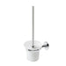 Eastbrook Genoa Glass Toilet Brush Holder - Chrome - Toilet
