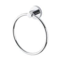 Eastbrook Genoa Metal Towel Ring - Chrome - Towel Rings