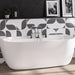 Eastbrook Grafton D Shaped Double Ended Bath - 1650mm X