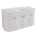 Eastbrook Hardwick 2 Door Curved Wall Hung Vanity Unit