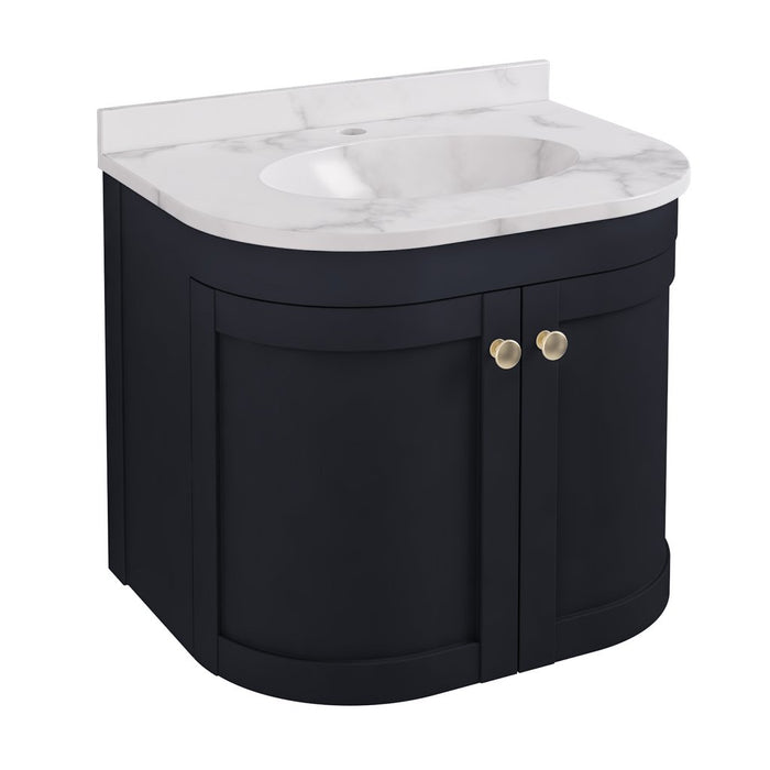 Eastbrook Hardwick 2 Door Curved Wall Hung Vanity Unit