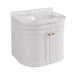 Eastbrook Hardwick 2 Door Curved Wall Hung Vanity Unit