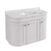 Eastbrook Hardwick 2 Door Curved Wall Hung Vanity Unit