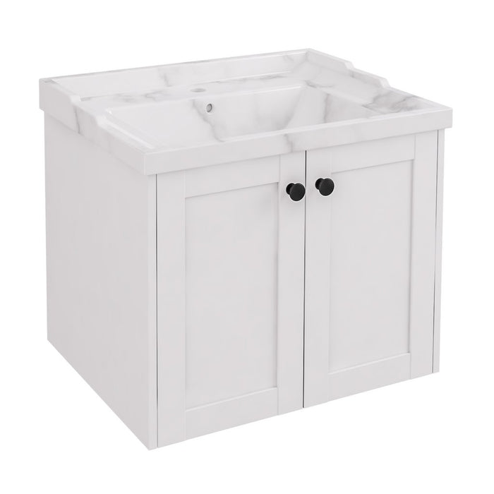 Eastbrook Hardwick 2 Door Wall Hung Vanity Unit With Quartz