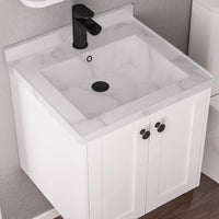 Eastbrook Hardwick 2 Door Wall Hung Vanity Unit With Quartz