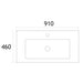 Eastbrook Hardwick 3 Door Wall Hung Vanity Unit With Quartz