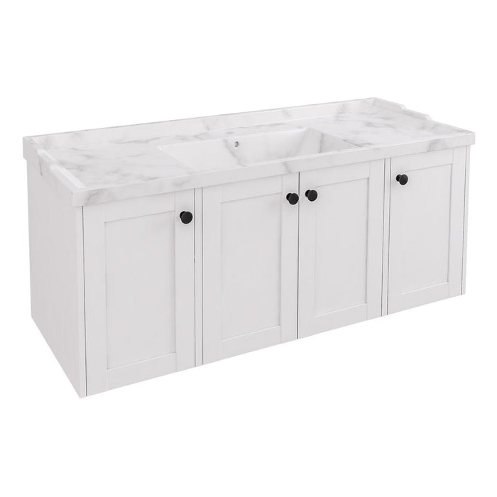 Eastbrook Hardwick 4 Door Wall Hung Vanity Unit With Quartz
