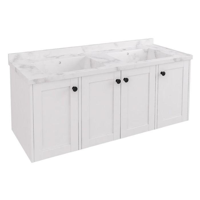 Eastbrook Hardwick 4 Door Wall Hung Vanity Unit With Quartz