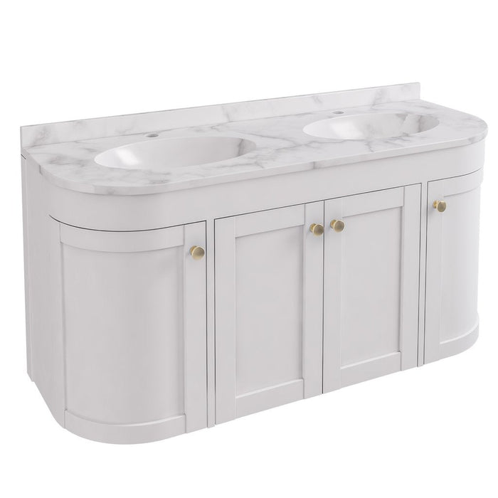 Eastbrook Hardwick 4 Door Wall Hung Vanity Unit With Quartz