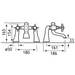 Eastbrook Haymarket Bath Filler Tap - Bath Filler Taps