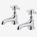 Eastbrook Haymarket Luxury Bath Pillar Taps - Chrome - Bath