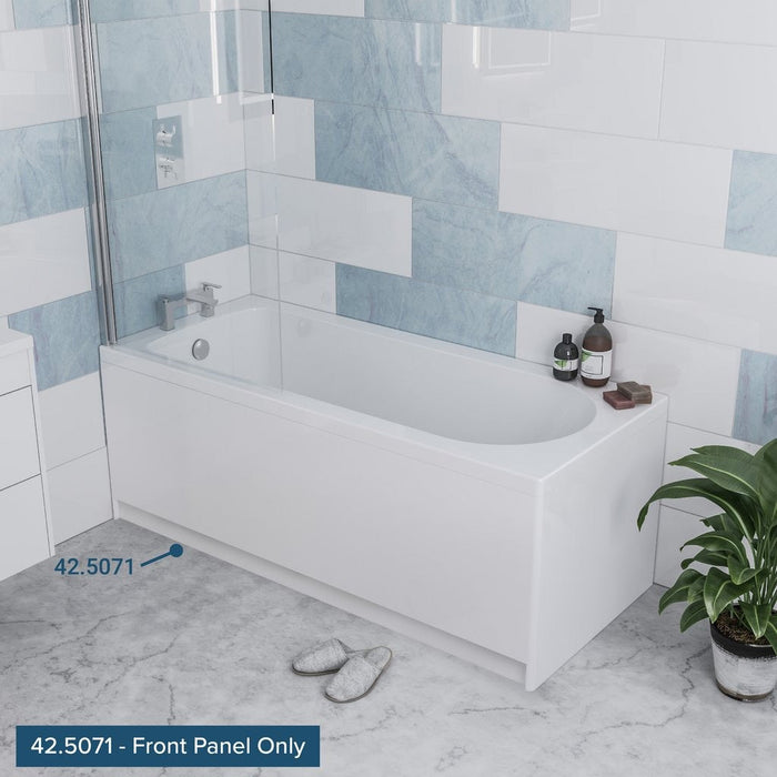 Eastbrook Henbury Front Bath Panel - 1700mm Long - White