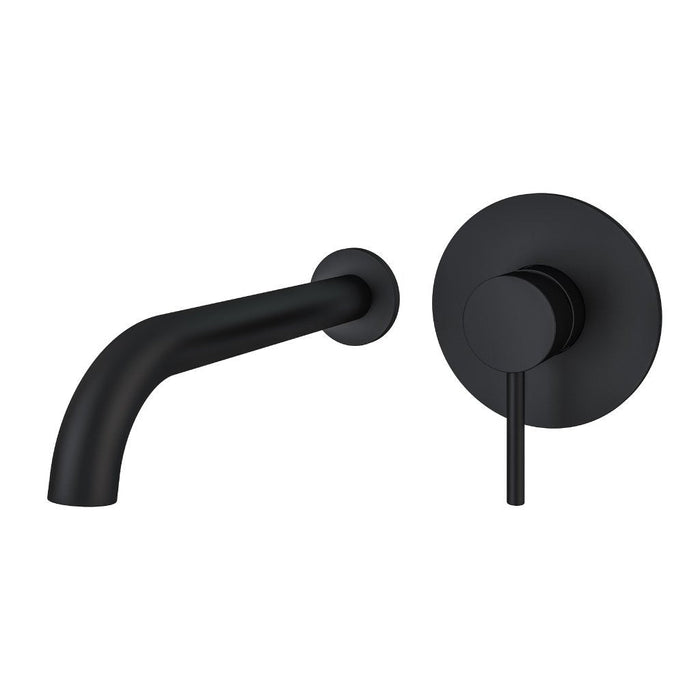 Eastbrook Heyford Wall Mounted Basin Mixer Tap - Matt Black