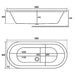 Eastbrook Humber Freestanding Double Ended Bath - No TH