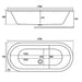 Eastbrook Humber Freestanding Double Ended Bath - No TH
