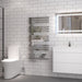 Eastbrook Hurley Straight Designer Heated Towel Rail Chrome