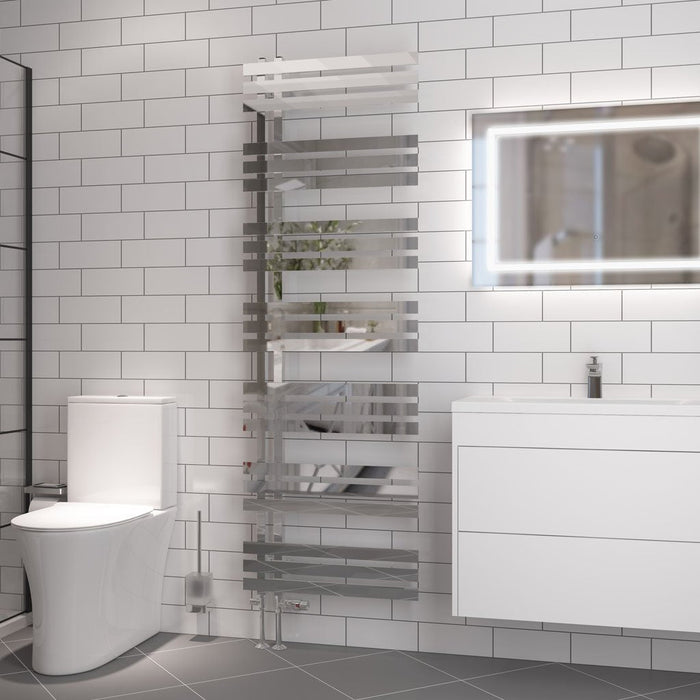 Eastbrook Hurley Straight Designer Heated Towel Rail Chrome