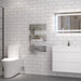 Eastbrook Hurley Straight Designer Heated Towel Rail Chrome