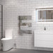 Eastbrook Hurley Straight Designer Heated Towel Rail Chrome