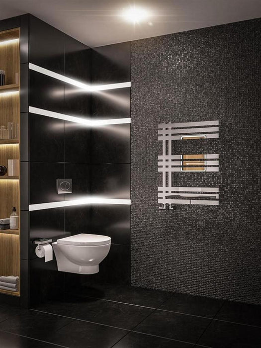 Eastbrook Hurley Straight Designer Heated Towel Rail Chrome