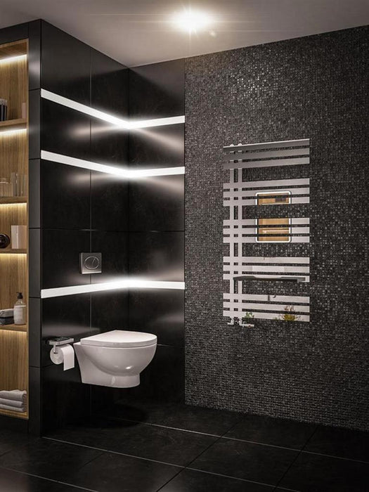 Eastbrook Hurley Straight Designer Heated Towel Rail Chrome