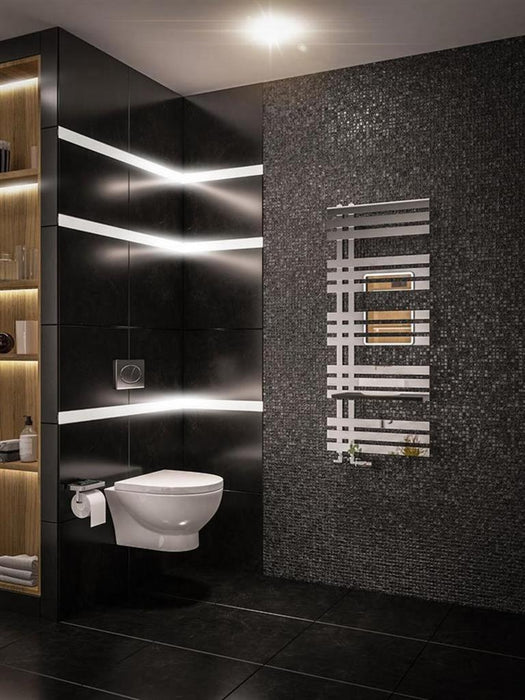 Eastbrook Hurley Straight Designer Heated Towel Rail Chrome
