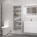 Eastbrook Hurley Straight Designer Heated Towel Rail Chrome