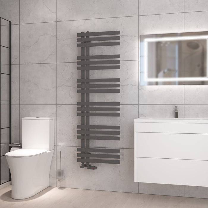 Eastbrook Hurley Straight Designer Heated Towel Rail Matt